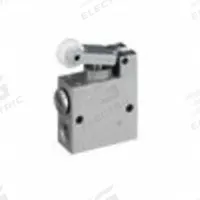 AVENTICS Manual Air Control Valve: Roller, Three-Way / Two-Position, Aluminum, Normally Closed (MPN 0820400002). Key specifications — attr1078735: Aluminum; attr1078772: Normally Closed; attr1078762: Manual Air Control Valve.