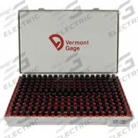 VERMONT GAGE Black Oxide-Coated Pin Gauge Set: No-Go (Minus), 10 mm to 13.98 mm, ZZ Tolerance Class (MPN 902200400). Key specifications — attr1182478: VERMONT GAGE; attr1182465: ZZ; attr1182466: +/-0.00020 in.