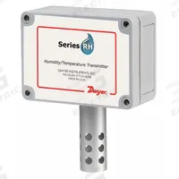 DWYER Humidity Transmitters: 4 to 20mA, 40 to 20mA Solid State Band Gap, Screw Terminals, 1/2 in NPS (MPN RHPX-2SSA0-00). Key specifications — Brand: DWYER; Humidity Accuracy: ±2% 10 to 90% RH at 25°C; Sensing Element Type: 40 to 20mA Solid State Band Gap; Temperature Accuracy: ±0.9°F @ 77°F; Output: 4 to 20mA; Power Source: 10 to 35V DC; Temperature Range: -4 °F to 140 °F.