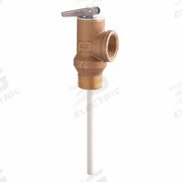 WATTS Temperature and Pressure Relief Valve: MNPT x FNPT, 3/4 in x 3/4 in Connection Size (MPN 3/4 LF100XL 125-210). Key specifications — Brand: WATTS; Body Material: Copper Silicon Alloy.