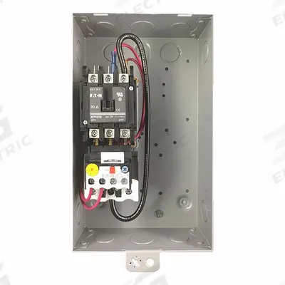 EATON Definite Purpose Starter: Non-Reversing, 3 Poles, 15 A, 208-240V AC Coil - Enclosed Non-Reversing Starters with Thermal Overloads