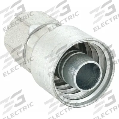 WEATHERHEAD Hydraulic Crimp Fitting: Steel x Steel, Straight, -16 For Hose Dash Size - Weatherhead Crimp Hydraulic Hose Fittings with JIC Connection
