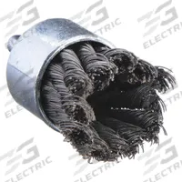 WEILER End Brush: Twisted Steel, 3/4 in Dia, 0.014 in Fill Dia, 1/4 in Shank (MPN 90191). Key specifications — Brand: WEILER.