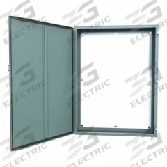 HAMMOND Electrical Enclosure: Steel, 48 in x 36 in x 10 in, NEMA 12/13, w/Panel, Solid Cover, Hinged (MPN 1418S10). Key specifications — Brand: HAMMOND; Closure Method: Clamps; Knockouts: Not Included.