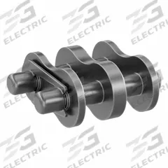 TRITAN Roller Attachment Link: For Std Roller Chains, 25, Double Strand, 1/4 in Pitch, Steel, Plain (MPN 25-2R CL). Key specifications — Link Type: Connecting; Brand: TRITAN.