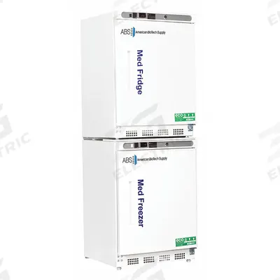 AMERICAN BIOTECH SUPPLY Refrigerator and Freezer: 4.6 cu ft Refrigerator Capacity, 2 Doors - Pharmacy Refrigerator-Freezers