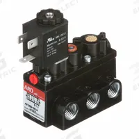 ARO Solenoid Air Control Valve: Alpha, Four-Way / Two-Position, 24V AC, 1/4 in Female NPT, 150 psi (MPN A212SS-024-A). Key specifications — attr1092969: Non-Locking; attr1086920: A212SS-024-A; attr1092977: Spring Return.