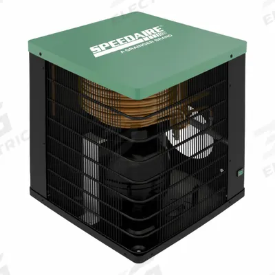 SPEEDAIRE Refrigerated Air Dryer: ISO Class 6, 15 cfm, 115V AC, 3/8 in NPT, 50°F Dew Point - Non-Cycling Refrigerated Compressed Air Dryers