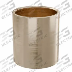Sleeve Bearing: Bronze, SAE 841, 2 in Bore, 2 1/4 in OD, 2 1/2 in Lg, 50,000 lb/sq in-fpm Max PV (MPN AA2203-09B). Key specifications — System of Measurement: Inch; Material Grade: SAE 841; Brand: OILITE.