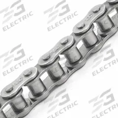 TRITAN Roller Chain: Single Strand, 41, 1/2 in Pitch, Stainless Steel, 10 ft Overall Lg, Riveted Pin (MPN 41-1SS X 10FT). Key specifications — Brand: TRITAN.