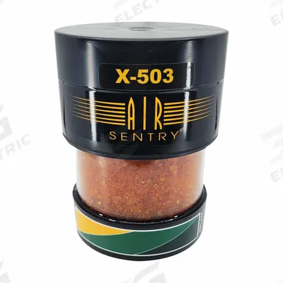 AIR SENTRY Hydraulic Tank Desiccant Breather: X Series, Silica Gel, 2 Micron Rating - High-Humidity Hydraulic Tank Desiccant Breathers
