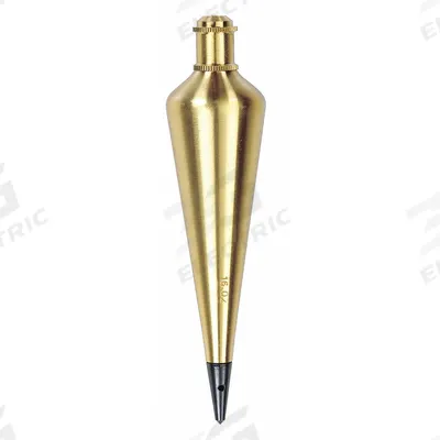 STANLEY Plumb Bob: Brass, 1 lb Wt, Inch Measurements - Brass Plumb Bobs