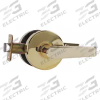 ARROW Door Lockset: Passage Lever Locksets, Brass, ADA Compliant, Interchangeable Core (MPN RL01SR 3). Key specifications — Ligature Resistance: Not Ligature-Resistant; Brand: ARROW; Lockset Function ANSI Code: F75; Visual Indicator Message: No Message; Lockset Style: RL Rose; ADA Compliant: Yes; Finish: Bright Brass, Clear Coated : Zinc.