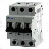 EATON IEC Supplementary Protector: 2 A Amps, 96V DC, 15kA at 240/415V AC, Lug, FAZ, 277/480V AC (MPN FAZ-D2/3). Key specifications — Terminal Connection: Lug; Series: FAZ; AC Voltage Rating: 277/480V AC; DC Voltage Rating: 96V DC; Max. AIR Rating: 15kA at 240/415V AC; Brand: EATON.