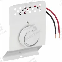 CADET Electric Baseboard Heater Thermostat: White, 120/240V AC, 40° to 85°F, 1 Poles, Unit Mount (MPN BTF1W). Key specifications — Housing Color: White; Voltage: 120/240V AC; Thermostat Control Range: 40° to 85°F; Thermostat Control Type: Mechanical Selector Dial; Mounting Type: Unit Mount; Brand: CADET.