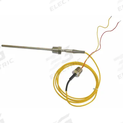 DIGI-STEM Temperature Probe: -76°F to 399.2°F /-60°C to 204°C, ±0.15°C - Threaded RTDs with Lead Wires