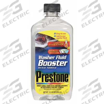 PRESTONE Windshield Washer: Windshield Washer Fluid, De-Icer, 15 fl oz Container Size - Windshield De-Icer Treatments