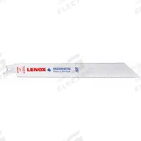 LENOX Reciprocating Saw Blade: 18 Teeth per Inch, 8 in Blade Lg, 0.05 in Blade Thick, 25 PK (MPN 20487B818R). Key specifications — attr1109198: 18; attr1109200: Rigid for Straight Cuts; attr1109201: Straight; attr1109209: LENOX.