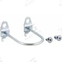 APPROVED VENDOR U-Shaped Pegboard Hook: 9/32 in Peg Hole, For 1 in Pegboard Hole Spacing, 5 PK (MPN 5TPE9). Key specifications — Finish: Zinc-Plated; Color: Silver; Locking System: Screw-In; Mounting Type: Surface; Accessory Type: Closed U-Hook; Brand: APPROVED VENDOR.