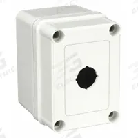 HOFFMAN Push Button Enclosure: 22mm, 1 Holes, Non-Metallic, NEMA 4X (MPN VM433-PBM1). Key specifications — Brand: HOFFMAN; Environments & Applications: Washdown-Corrosion-Resistant.