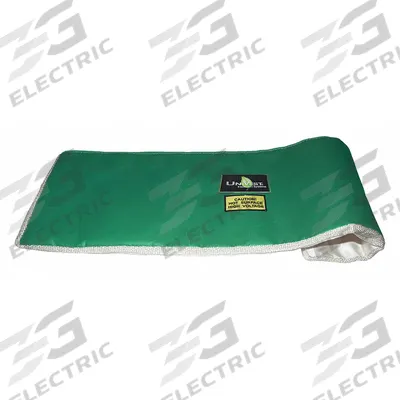 UNITHERM Insulated Throw Blanket: For 0 in to 4 in Circumference, Ceramic Fiber - Throw Covers