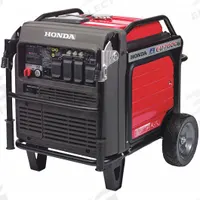 HONDA Portable Generator: Inverter, Gasoline, 5,500 W Running, 7,000 W Starting, 120/240V AC, Honda (MPN EU70001AN). Key specifications — CARB Compliant: No; Includes GFCI Outlets: Yes; Parallel Configuration Capable: Yes; Rated Voltage: 120/240V AC; Carbon Monoxide (CO) Shutdown: Yes; Generator Brand: Honda.