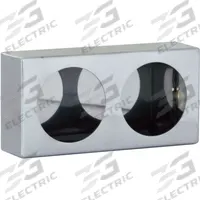BUYERS PRODUCTS Light Box: Light Box, Gray, Stainless Steel, 12 in Lg, 6 in Ht, 3 in Wd (MPN LB6123SST). Key specifications — Color: Gray; Brand: BUYERS PRODUCTS; Compatible with Manufacturer Model Number: SL40AR; Material: Stainless Steel; Product Type: Light Box.