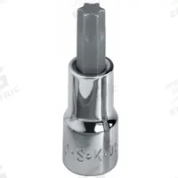 SK PROFESSIONAL TOOLS Socket Bit: 1/2 in Drive Size, Torx Tip, T60 Tip Size, 3 1/2 in Overall Lg (MPN 45560). Key specifications — attr1213209: Replaceable Insert; attr1213211: SK PROFESSIONAL TOOLS.