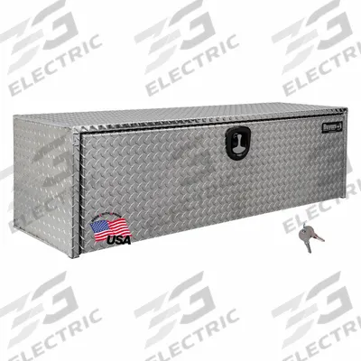 BUYERS PRODUCTS Underbody: Underbody Truck Box, Single Drop-Down Door Door, 18 in Overall Dp - Single Drop-Down Door Boxes