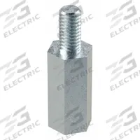 Standoff: Male x Female, M3x0.50 Thread Sz, 18 mm Lg, Hex, Steel, Zinc-Plated, 5.5 mm Hex Wd, 100 PK (MPN M11398.030.0012). Key specifications — Brand: APPROVED VENDOR.