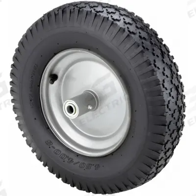 APPROVED VENDOR Pneumatic Wheel: 15 3/8 in Wheel Dia., 3 3/8 in Wheel Wd, Rubber, 6 in Hub Lg - Pneumatic Wheels