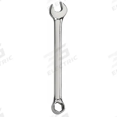 WESTWARD Combination Wrench: Alloy Steel, Chrome, 9 mm Head Size, 5 7/8 in Overall Lg - Metric 6-Point Combination Wrenches