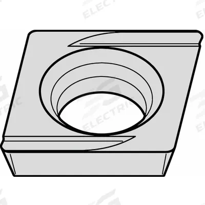 WIDIA Diamond Turning Insert: CDHH120605L - Diamond Indexable Turning Inserts