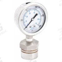 KODIAK Pressure Gauge with Diaphragm Seal: 0 psi to 1,000 psi, KC301/DSM35, 2 1/2 in Dial, Bottom (MPN KC301L251000/DSM3512). Key specifications — Brand: KODIAK; Gauge Case Liquid: Glycerin; Seal Fill Liquid: Mineral Oil; Gauge Case Material: 304 Stainless Steel; Seal Lower Housing Material: 316 Stainless Steel; Accuracy: ±1.60%; Gauge Wetted Parts: Stainless Steel.