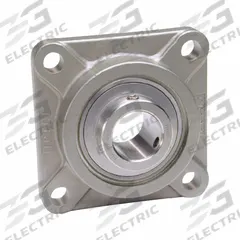 IPTCI BEARINGS 4 Bolt Flange Bearing: Radial Ball, 1 7/16 in Bore, SS, Set Screws, 4 19/32 in Lg (MPN SUCSF207-23 IP69K). Key specifications — Bore Type: Cylindrical; Brand: IPTCI BEARINGS; Lubricant Material: H-1 Grease; Mounting Bolt Size: 7/16 in; Split Housing: Not Split; System of Measurement: Inch.