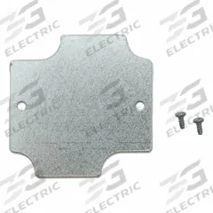 HAMMOND Inner Panel: Back Panel Panel, 2.13 in Overall Ht, 2.13 in Overall Wd, Steel, Galvanized (MPN 1555BFPL). Key specifications — Panel Style: Back Panel; Brand: HAMMOND; Finish: Galvanized; Manufacturer Part Number: 1555BFPL; Material: Steel.