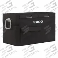IGLOO Cooler Cover: 83 qt Capacity - Max, Polymer, Black, 31 7/8 in Overall Lg, 18 1/2 in Overall Wd (MPN 00025533). Key specifications — Color: Black; Material: Polymer; Manufacturer Part Number: 00025533; Brand: IGLOO.