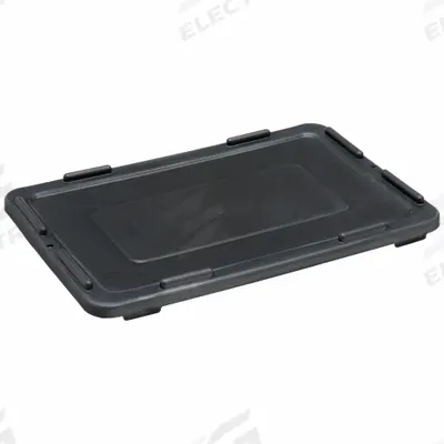 LEWISBINS Lid: 16 7/8 in x 11 1/4 in, Plastic - ESD Static-Control Divider Box Lids