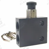 PNEUMADYNE INC Manual Air Control Valve: Three-Way / Two-Position, 1/8 in Female NPT, Button, Closed (MPN C040405). Key specifications — attr1092139: Aluminum; attr1092167: Spring Return; attr1092143: Closed; attr1092176: Normally Closed.