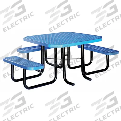 GRAINGER ADA Picnic Table: Expanded Metal - ADA Accessible Picnic Tables