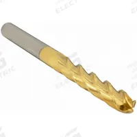APPROVED VENDOR Ball End Mill: Carbide, TiN Coated, 4 Flute, 1" Mill Dia, 1-1/2" LOC, 6" OAL (MPN 229-001095A)