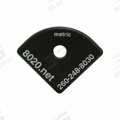 80/20 T-Slot Framing System Slot Cov: 40 Series, Metric, 40 mm x 8.25 mm x 40 mm - End Caps