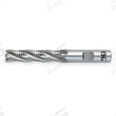 OSG Roughing End Mill: Cobalt, 5 Flute, 1" Mill Dia, 3" LOC, 5-1/2" OAL (MPN 4910700) - General Purpose Cobalt Roughing End Mills