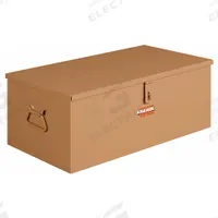 KNAACK Jobsite Box: 30 in W x 16 in D x 12 in H, 3.3 cu ft, Padlock, Tan. Key specifications — attr1116233: Tan; attr1116253: KNAACK; attr1222022: Padlock - Lock not included.