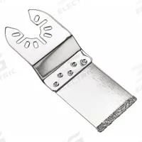 DEWALT Oscillating Scraper Blade: 1 1/4 in Blade Wd, 3 in Blade Lg, Diamond Grit, 1 Pieces, Straight (MPN DWA4242). Key specifications — attr1097676: DEWALT; attr1097658: Diamond Grit; attr1097655: Straight.