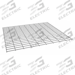TENNSCO Decking: 36 in x 36 in, 2,250 lb Load Capacity, Steel, 5 ga Decking, Gray, Decking, 1 PR (MPN ZWD-3636). Key specifications — Decking Material: Steel; Decking Finish: Powder Coated; Color: Gray; Brand: TENNSCO; Product Type: Decking.