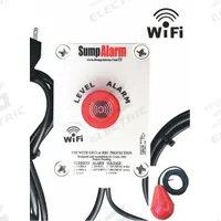 SUMP ALARM High Water Alarm: High Level, 120V AC, Auto/Manual, 90 dB, Audio/Visual, 1 Alarm Inputs (MPN SA-120V-1L-33SB-WiFi). Key specifications — Brand: SUMP ALARM; Nameplate Voltage: 120V AC; Manufacturer Part Number: SA-120V-1L-33SB-WiFi; Switch Type Included: Tether Float; Battery Backup: No.