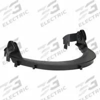 PIP Face Shield Bracket: Slotted Attachment Type, Plastic, Black (MPN 251-01-5225). Key specifications — Attachment Type: Slotted; Product Type: Bracket; Material: Plastic; Color: Black; For Use With: Face Shield Mesh Screen; Brand: PIP.
