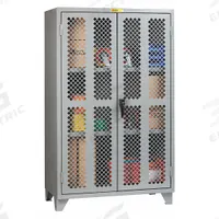 LITTLE GIANT Storage Cabinet: 24 in x 60 in x 78 in, 2 Adj Shelves, Swing Handle & Keyed, Legs, Gray (MPN SSLP2-A-2460). Key specifications — Brand: LITTLE GIANT; Body Panel Type: Solid; Base Type: Legs; Cabinet Color: Gray; Frame Assembled: Assembled.