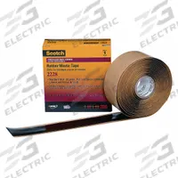 3M Electrical Tape: 1 in Wd, 3 3/8 yd Lg, 65 mil Thick, Ethylene Propylene Rubber, Mastic, Black (MPN 2228-1X10FT). Key specifications — Series: 2228.